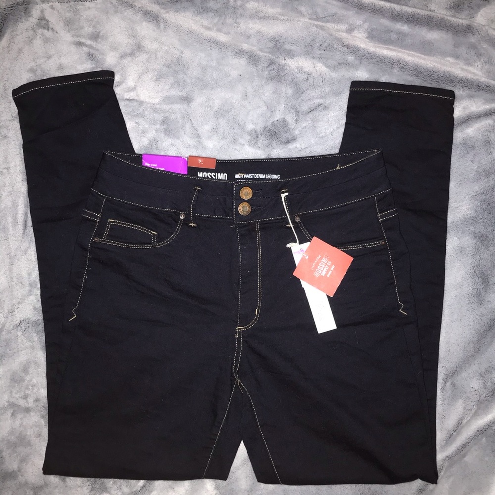 NWT Mossimo Supply Co. High waist black jeggings